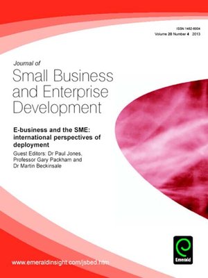 cover image of Journal of Small Business and Enterprise Development, Volume 20, Issue 4